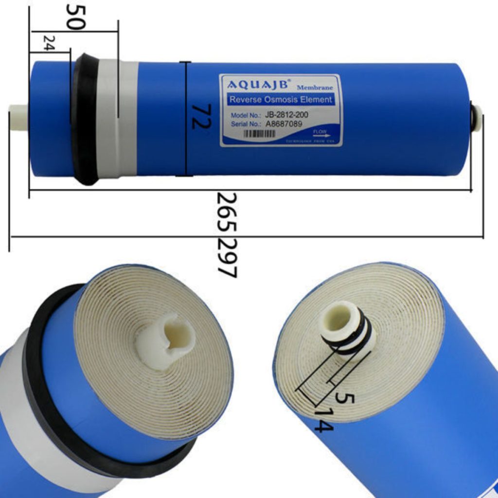 200 GPD TFC Reverse Osmosis Membrane My Aqua Filter