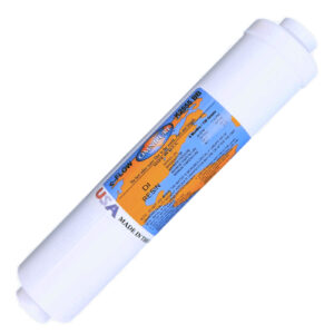 Omnipure Mixed-Bed DI Deionization Inline Filter — 10″ × 2″, 1/4″ FPT, 1/4″ & 3/8″ Options — SKU K2555-BB