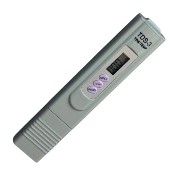 Digital TDS-3 Meter for Water Testing — 0–9990 ppm, ±2% Accuracy, Auto-Off — SKU TDSMETER