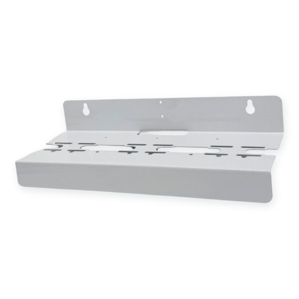 Triple Metal Mounting Bracket for 3-Stage Whole House Water Filter Systems — Slim 10″ × 2.5″ Housings, 3/4″ Ports, SKU: BR-3-SLIM