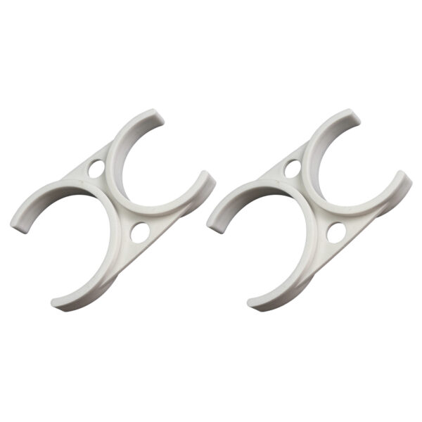 2.5″ Mounting Clips for RO Membrane & 10″×2.5″ Filter Housings — 2-Pack — SKU CL-25-2