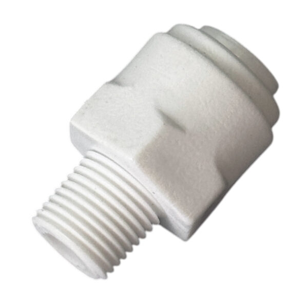 1/8″ MNPT × 1/4″ OD Quick-Connect Straight Adapter — SKU FT-ST-18-QC14