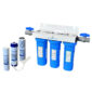3-Stage Whole House Water Filtration System, 3/4″ Port with 2 valves and Extra 3 Filters Set, SKU# SKU: WHF-34F2