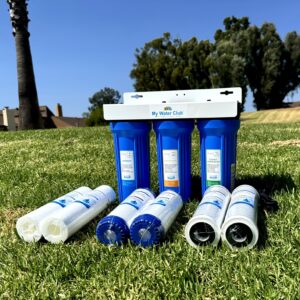 3-Stage Whole House Water Filter System with 2 Premium Extra Filter Sets , 3/4" Port - Image 3