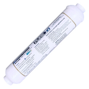 PureT 5-Micron Inline Sediment Filter — 10″ × 2″, 1/4″ Quick-Connect — SKU IL-10W-S5-EZ14