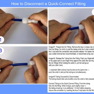 Tee Stem Fitting – 1/4″ Stem × Dual 1/4″ Quick-Connect Ports - Image 2