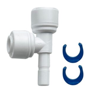 Tee Stem Fitting – 1/4″ Stem × Dual 1/4″ Quick-Connect Ports - Image 1