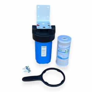 Whole House Single Stage Water Filtration System – 10″ × 4.5″ Big Blue, 1″ NPT Port, SKU# WHS-1H-10BB - Image 5
