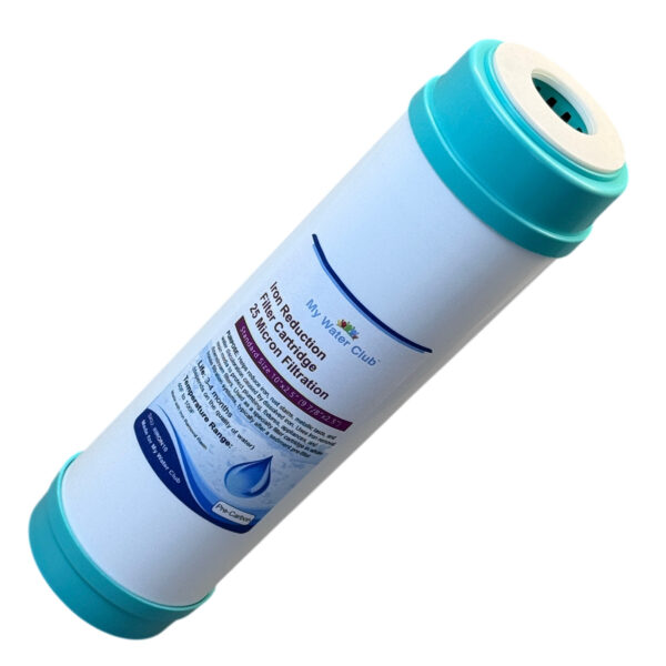 Iron Reduction Water Filter Cartridge — Iron-Removal Resin, 10″ × 2.5″ (9 7/8″x2.5″)