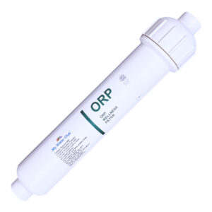 Inline ORP Conditioning & Remineralization Filter — Alkaline + ORP + Tourmaline, 10″ × 2″, 1/4″ & 3/8″ — SKU ORP-QC
