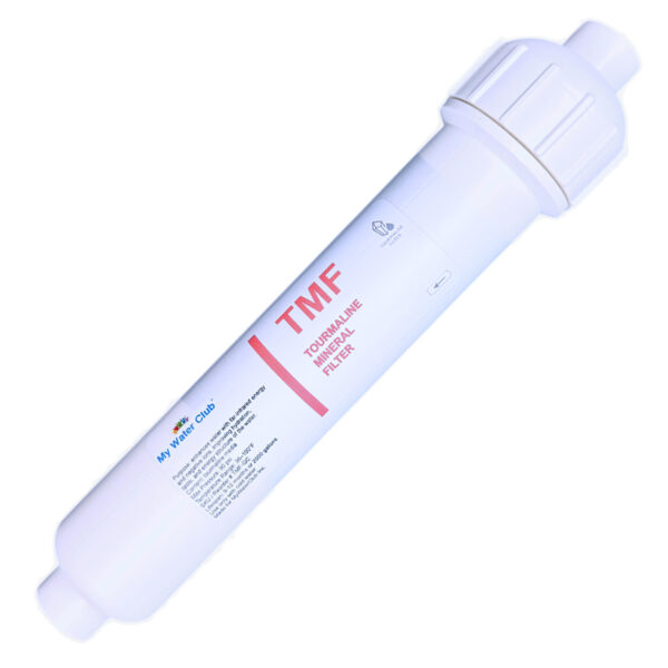 Tourmaline Remineralization Inline Filter — 100% Natural Tourmaline, 10″ × 2″, 1/4″ QC — SKU TMF-QC